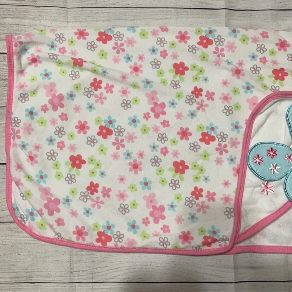 Gerber Floral & Butterfly Hooded Towel Set